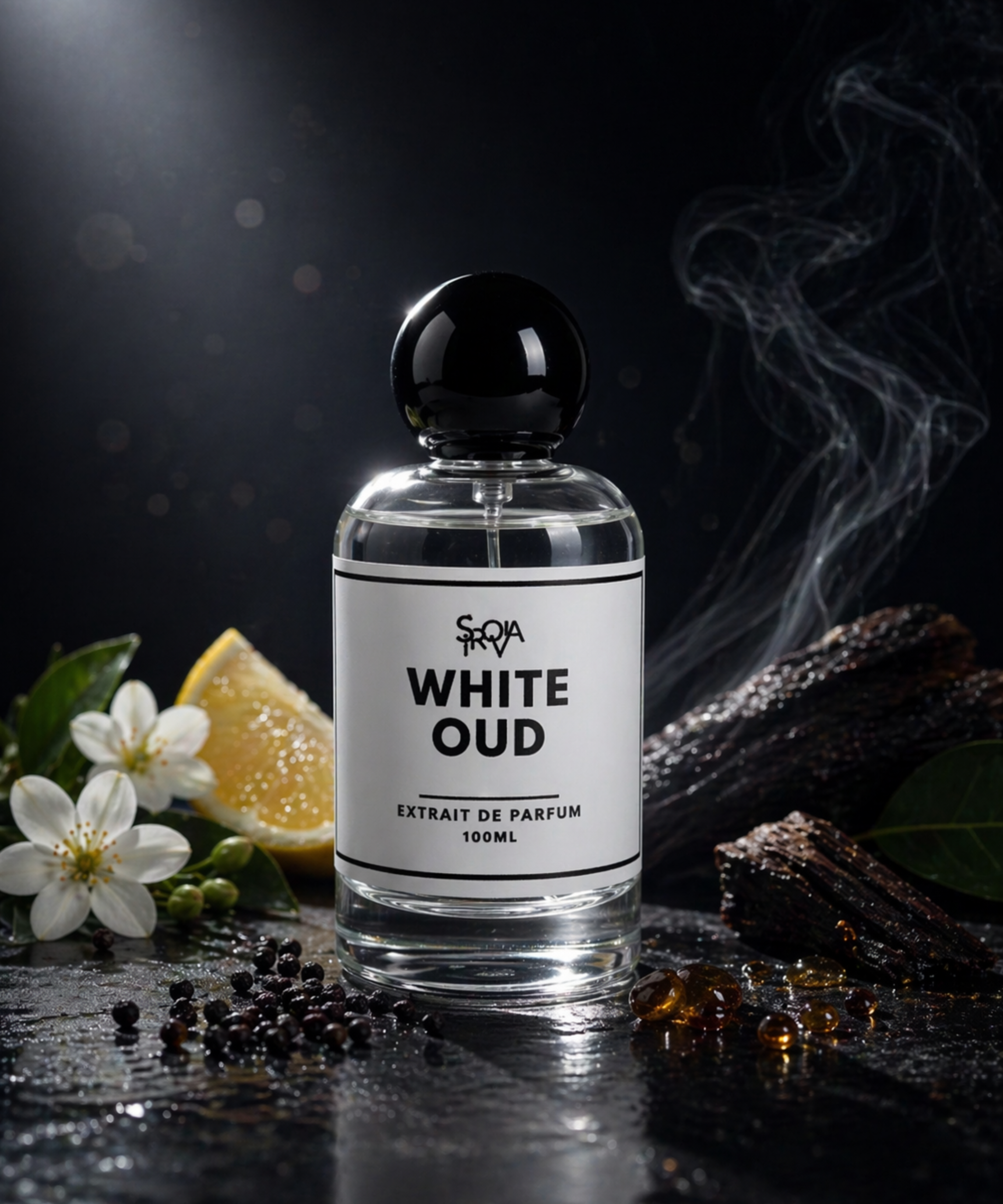 Sirovia Notes White Oud Smooth Woody Perfume