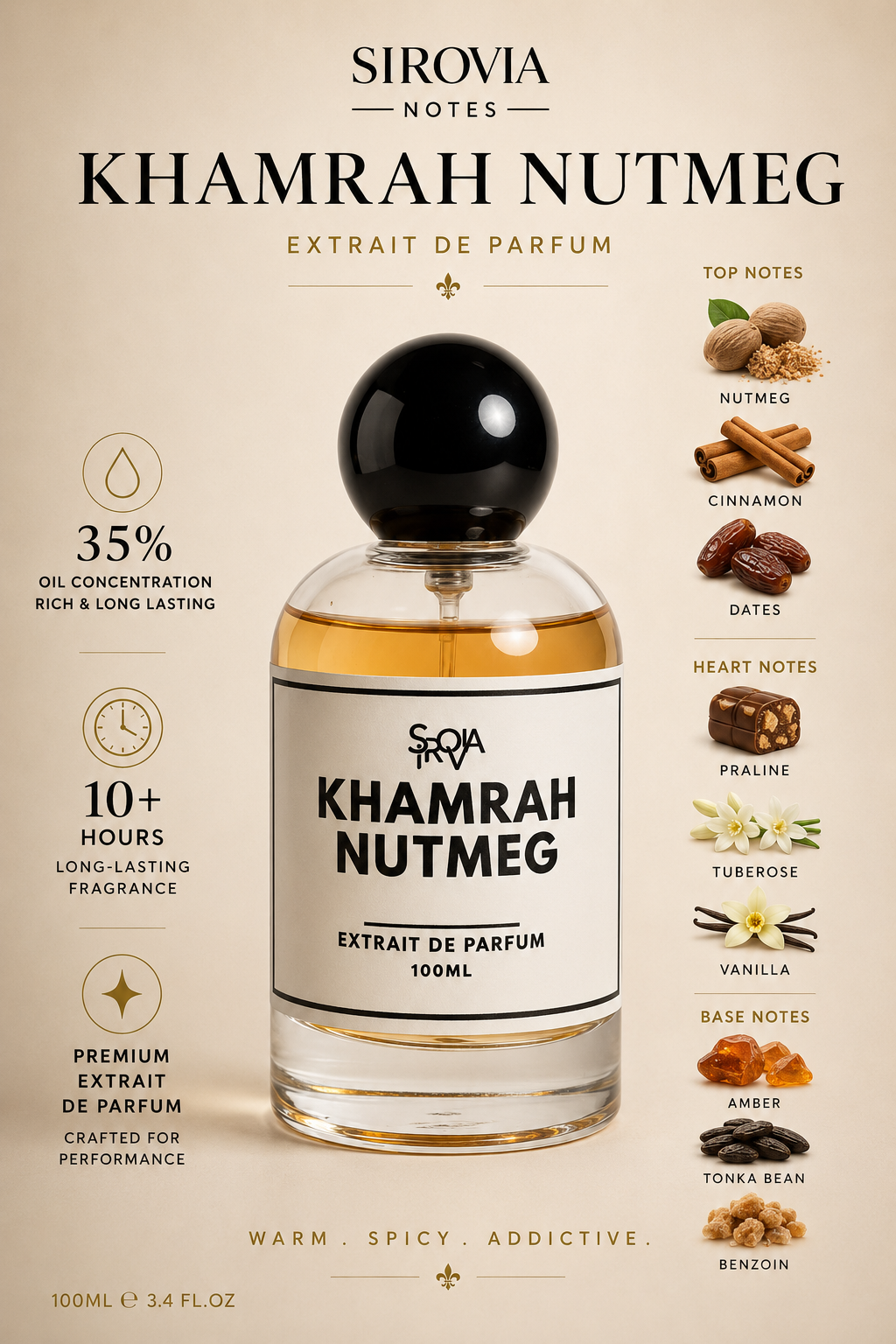 Khamra Nutmeg Inspired by Lattafa Khamrah