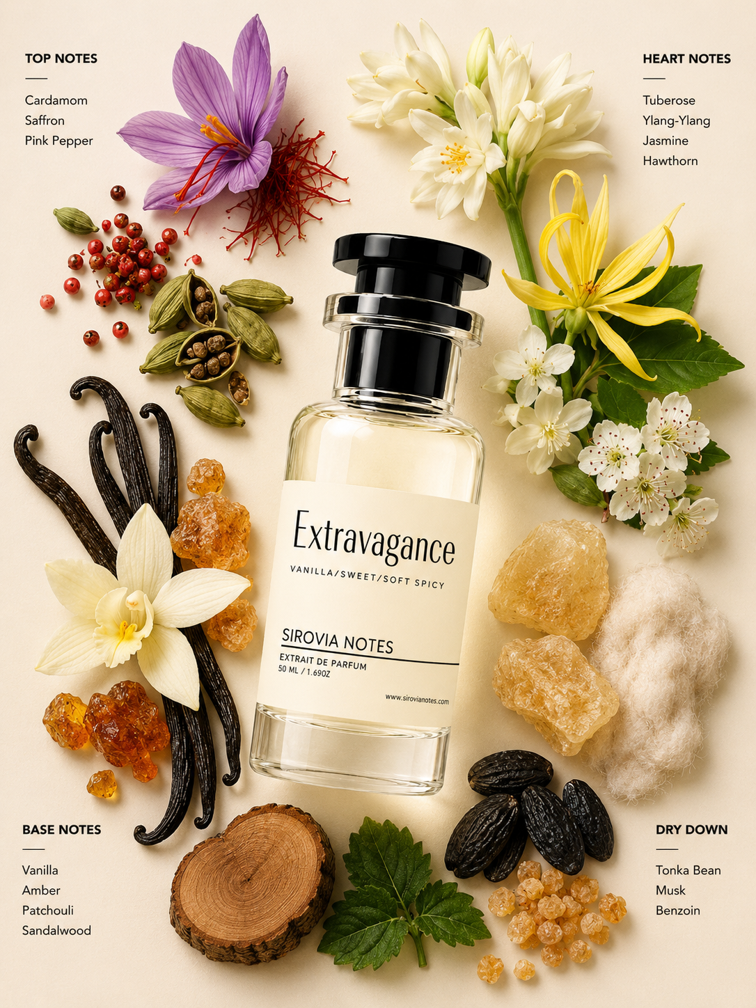 Sirovia Notes Extravagance Perfume