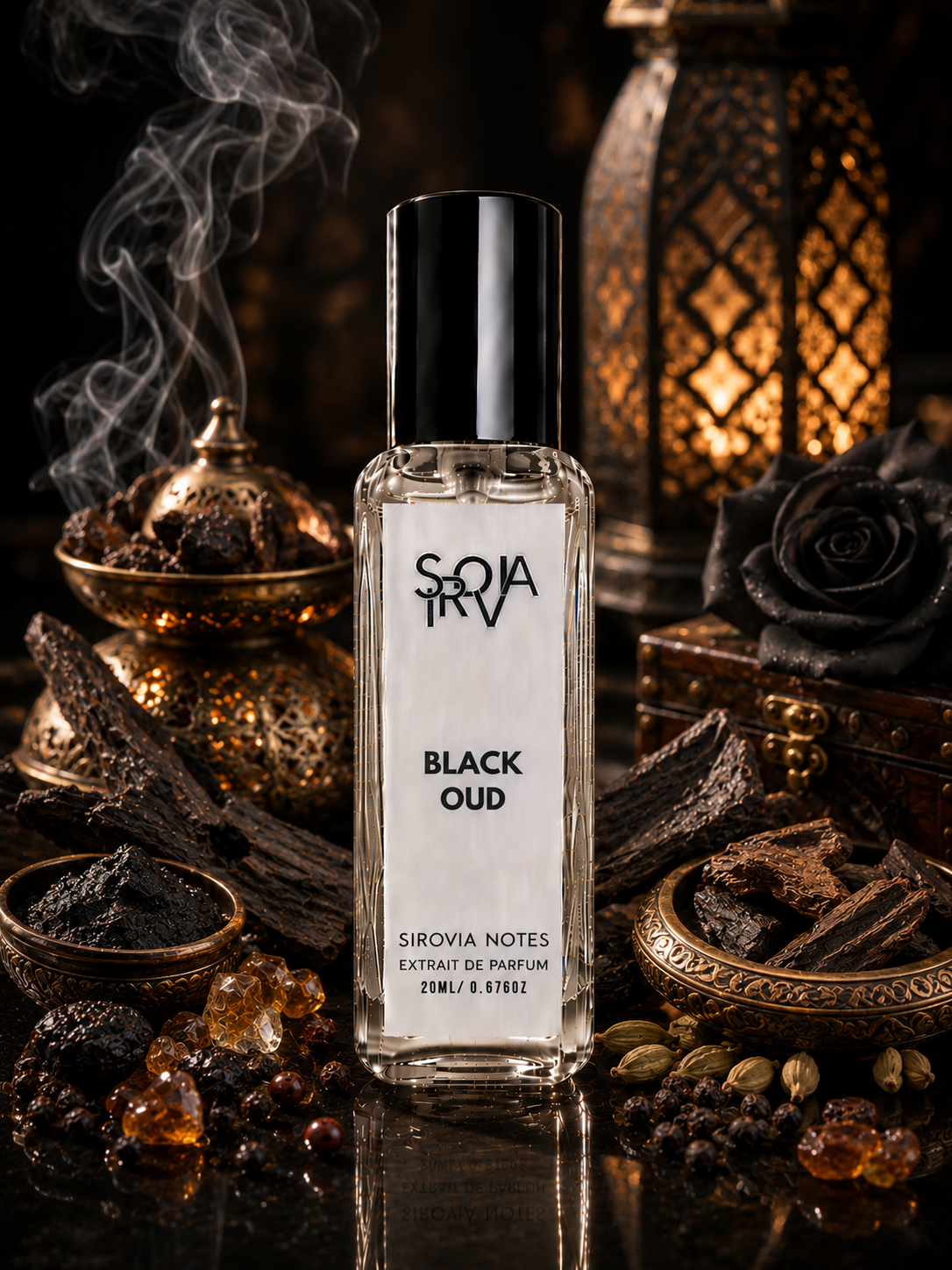 Sirovia Notes Black Oud  Intense Oud Perfume